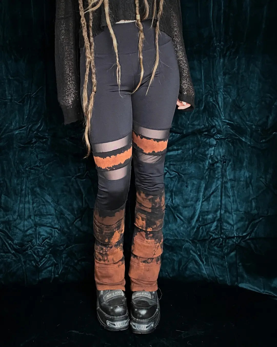 Leggings Tie Dye mit Bootcut