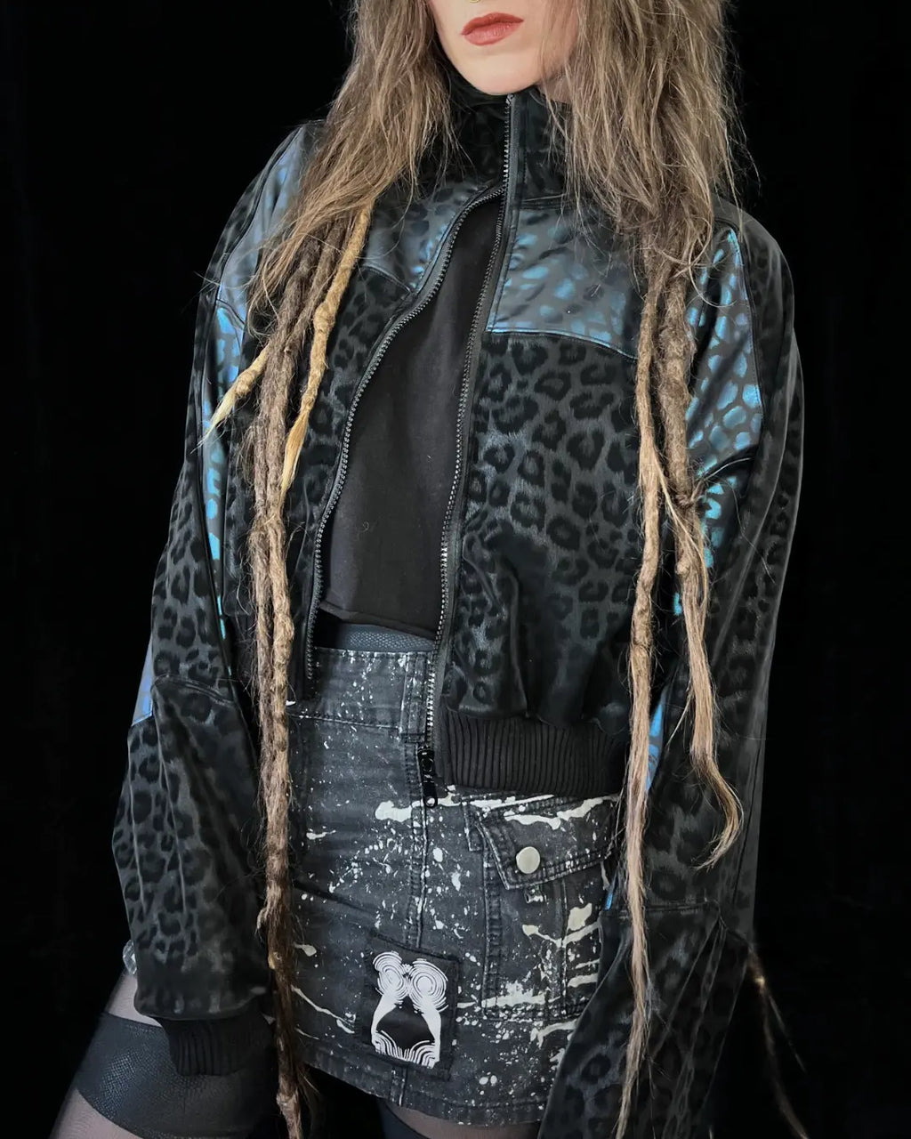 Lightweight Bomberjacket Softshell Leo blue holo