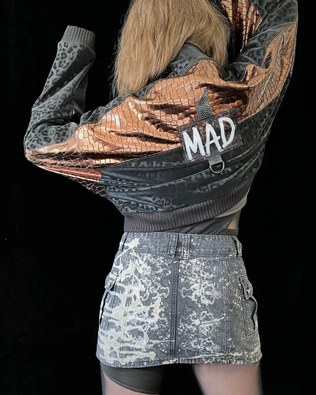 Lightweight Bomberjacket Softshell Leo+Copper Croco