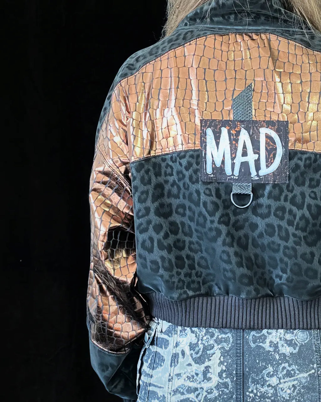 Lightweight Bomberjacket Softshell Leo+Copper Croco