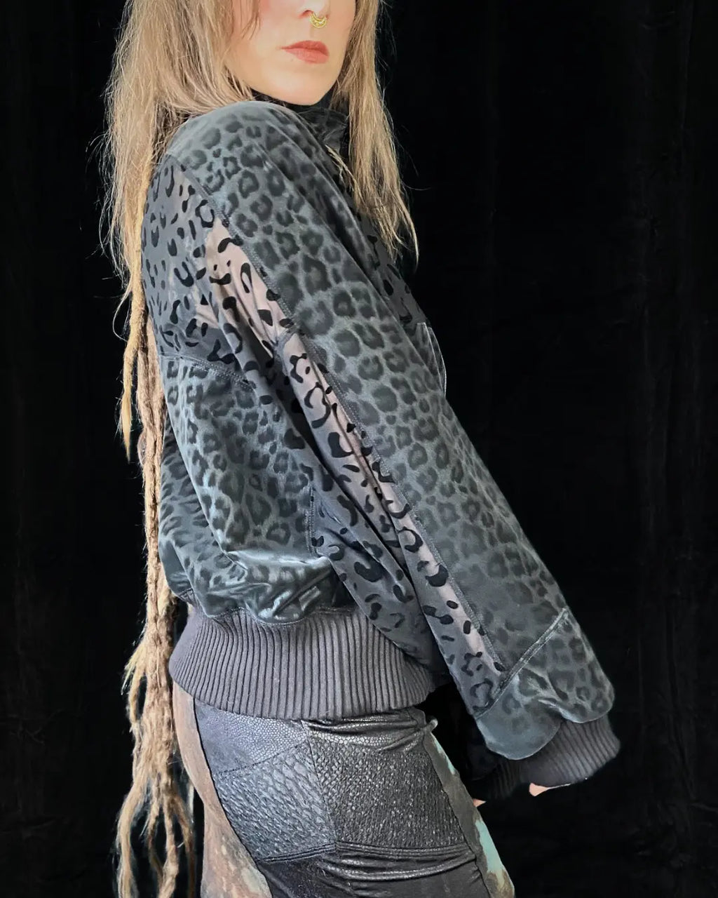 Leichte Bomberjacke Softshell Leo-Mesh Größe L