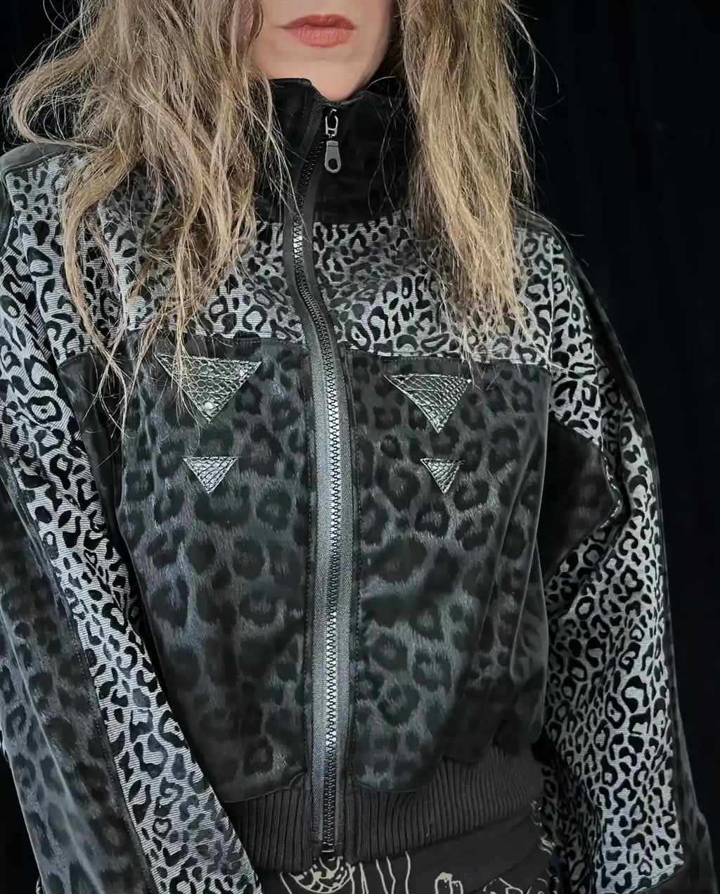 Lightweight Bomberjacket Softshell grey / Pirata Kitty