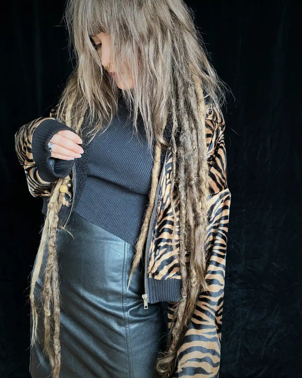 Felljacke Tiger All-seeing eye