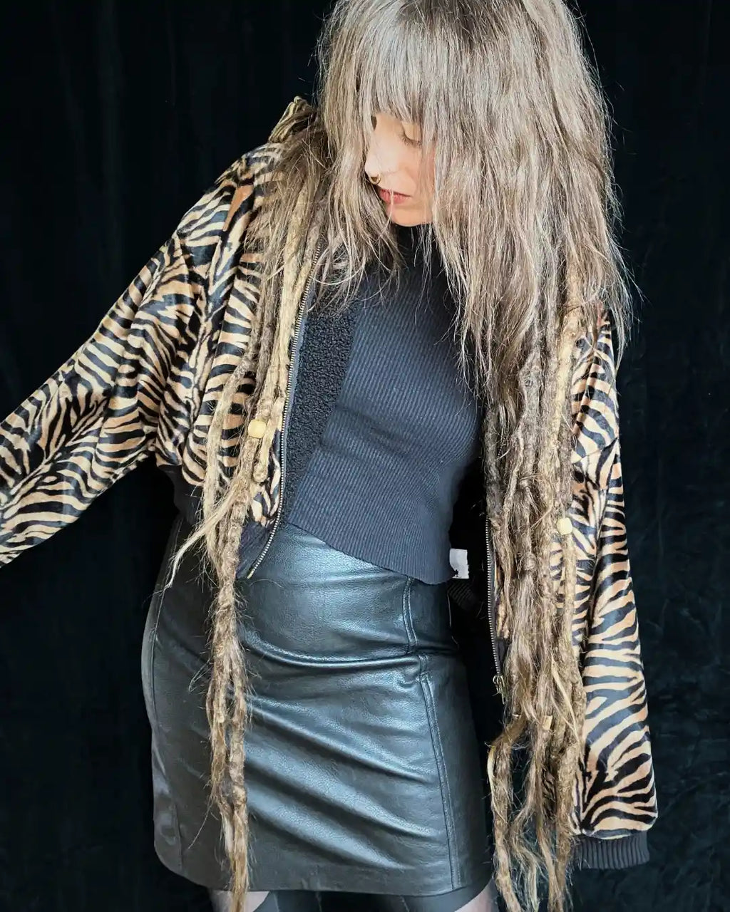 Felljacke Tiger All-seeing eye
