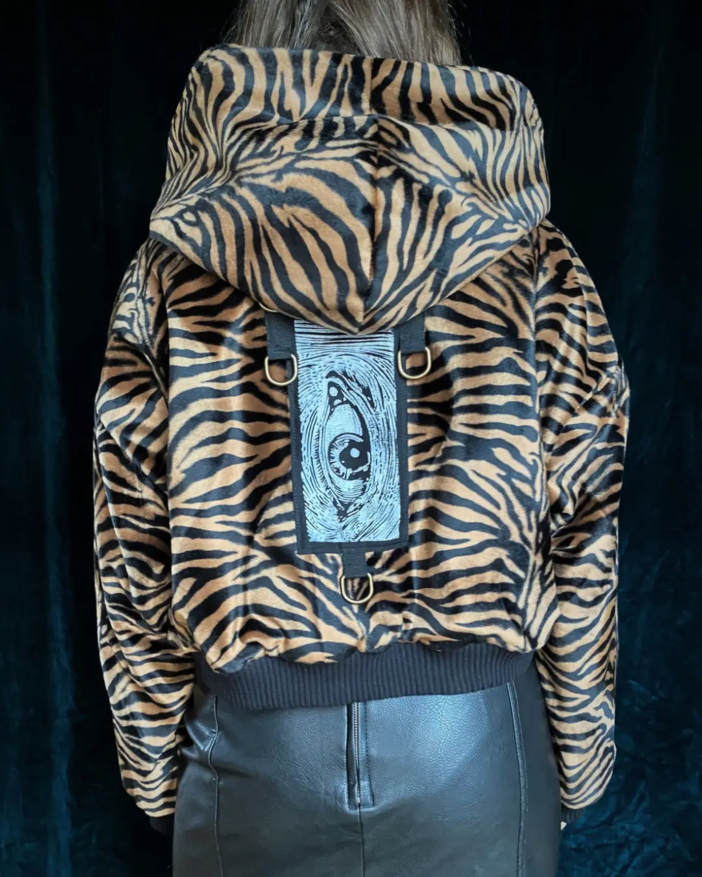 Felljacke Tiger All-seeing eye