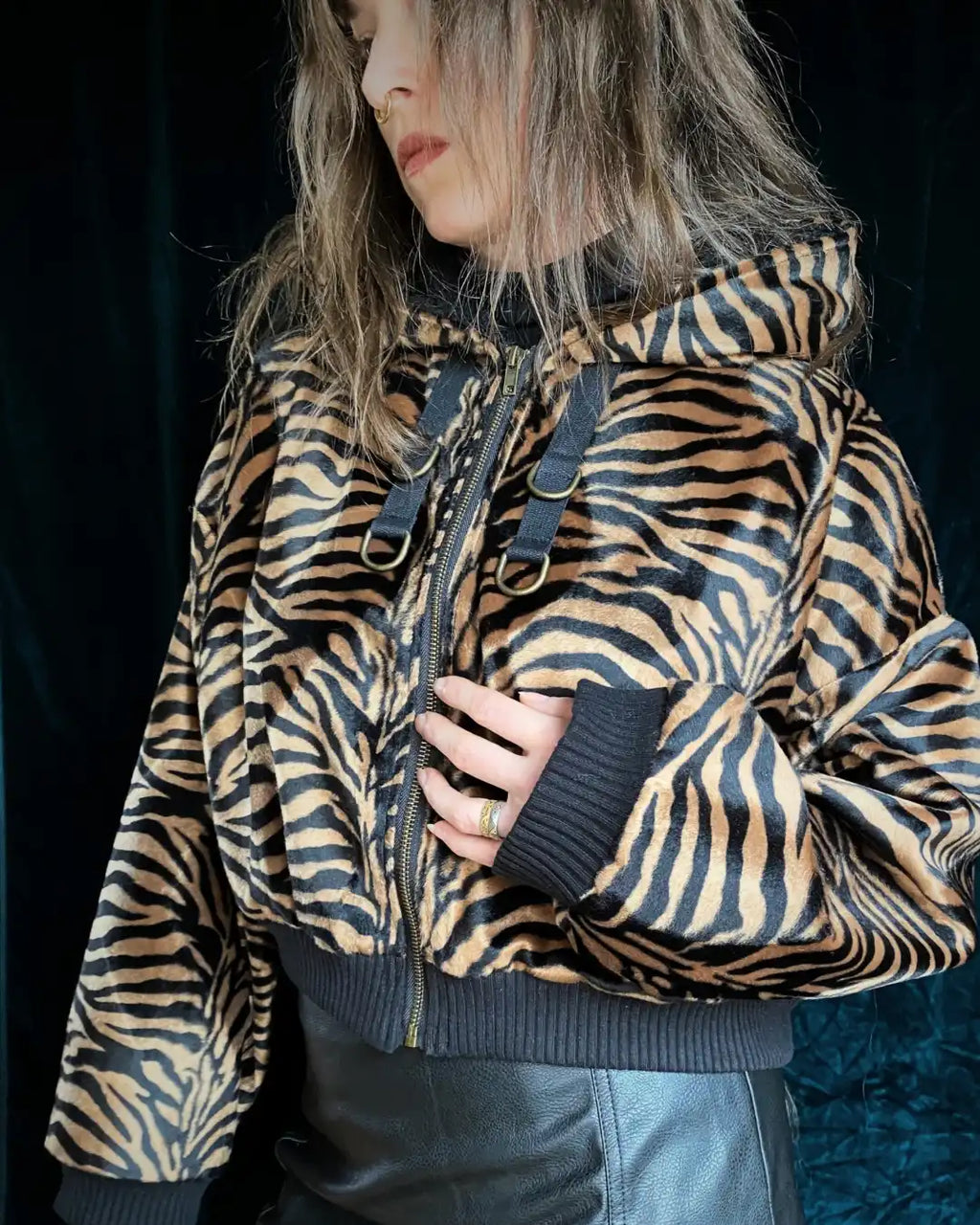 Felljacke Tiger All-seeing eye