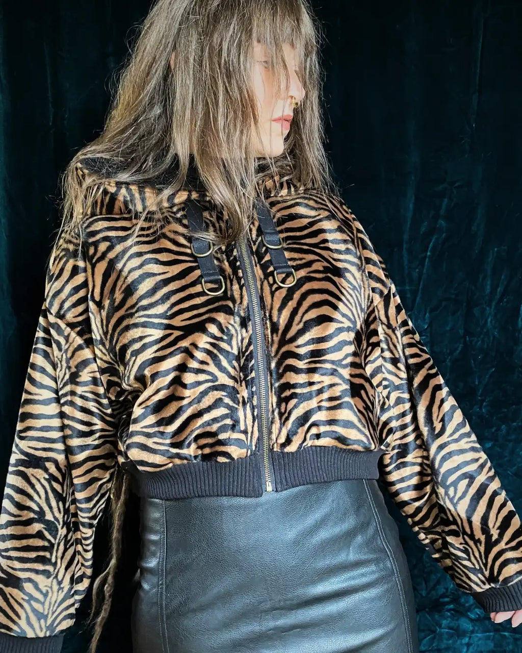 Felljacke Tiger All-seeing eye
