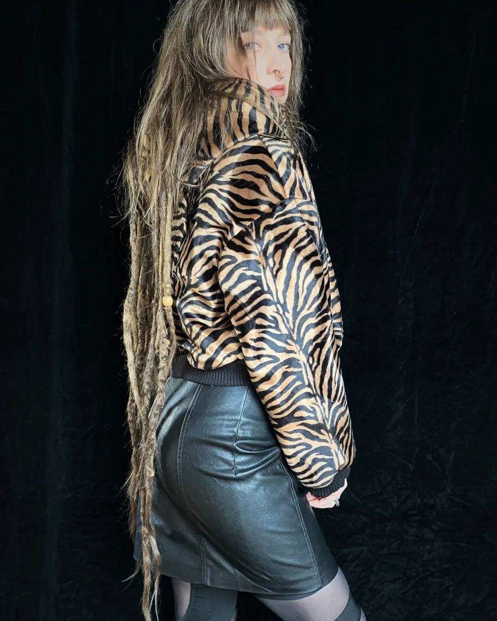 Felljacke Tiger All-seeing eye
