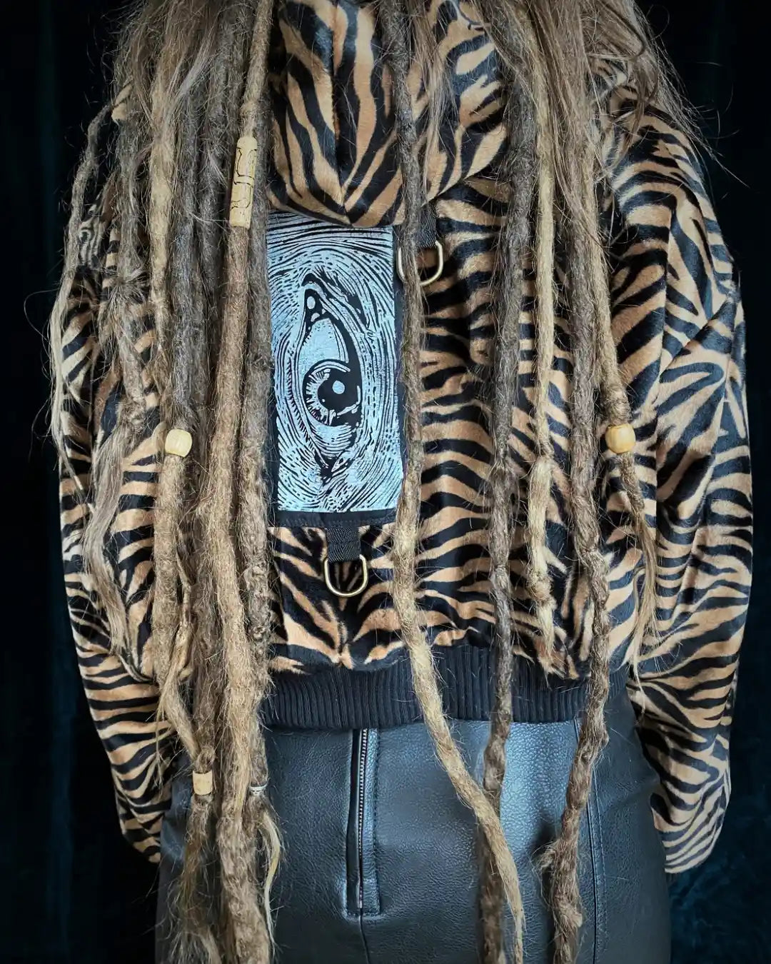 Felljacke Tiger All-seeing-eye