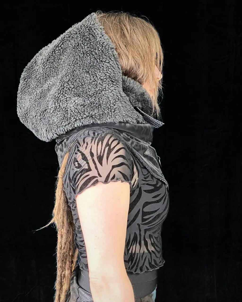 Hooded Cowl Balaclava - Leo BLACK