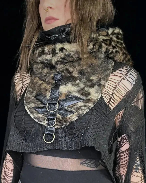 Hooded Cowl Balaclava - dark Leo