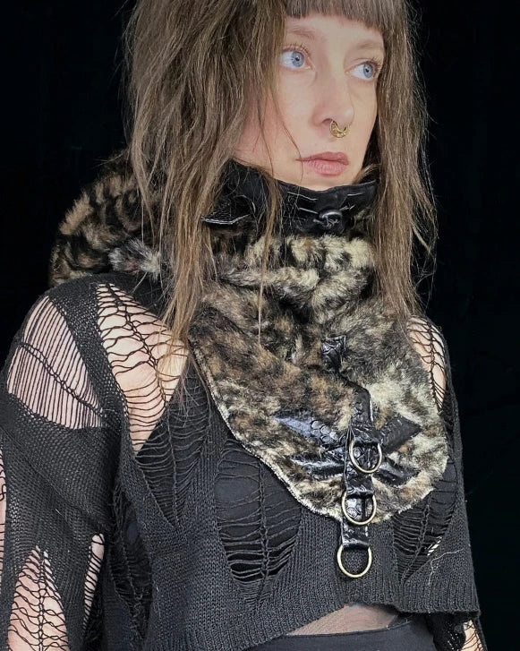 Hooded Cowl Balaclava - dark Leo