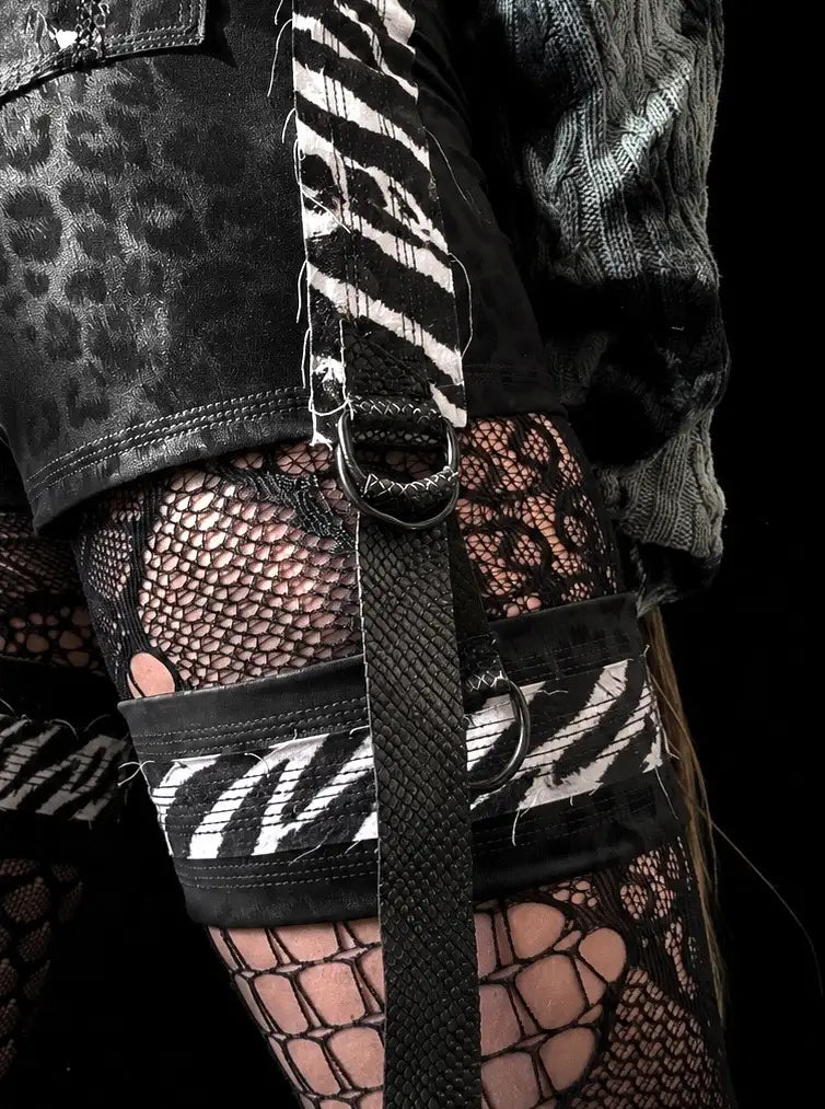 Hotpants with Straps ZEBRA