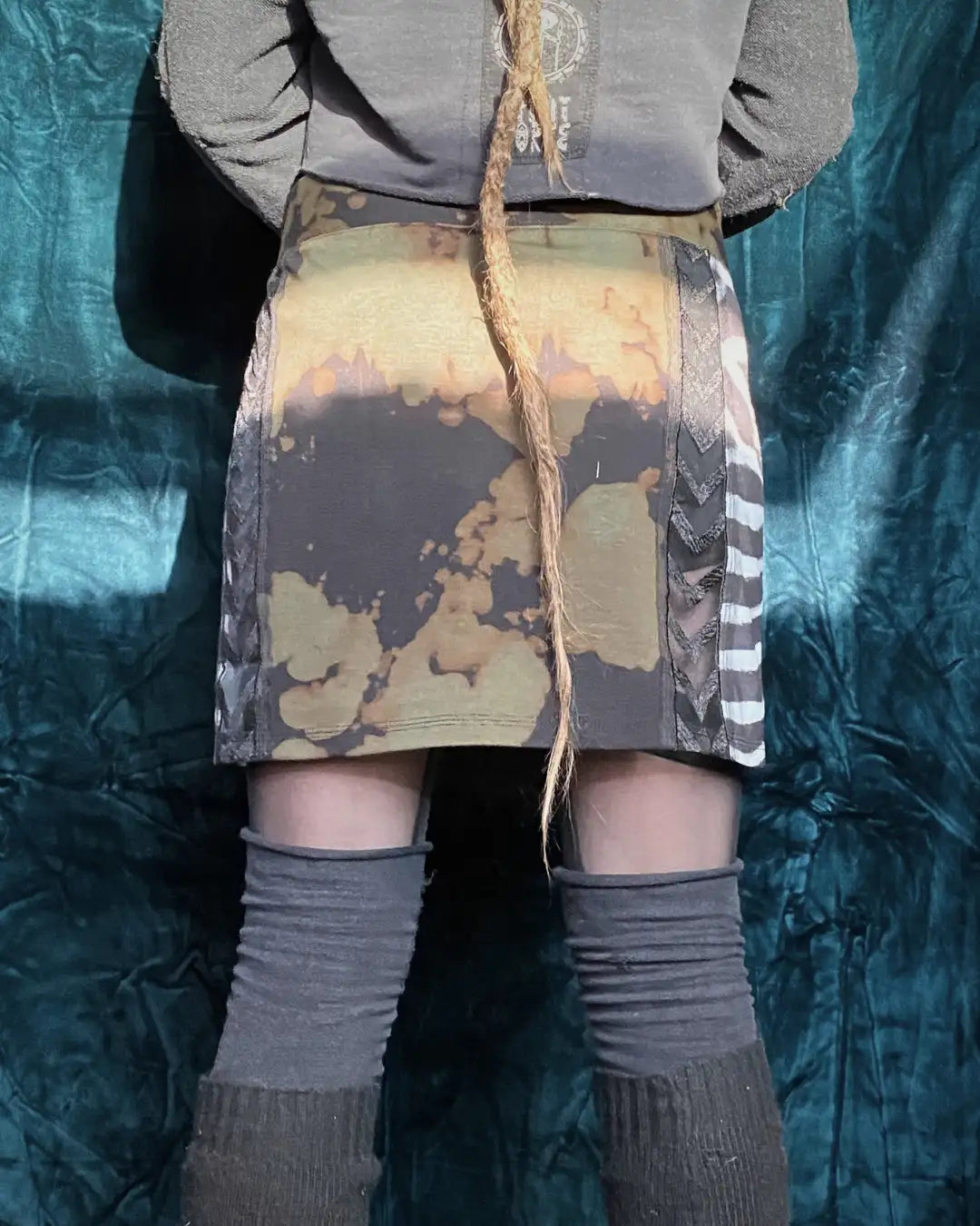 Minirock Animalprint Zebra/Tie Dye/Mesh