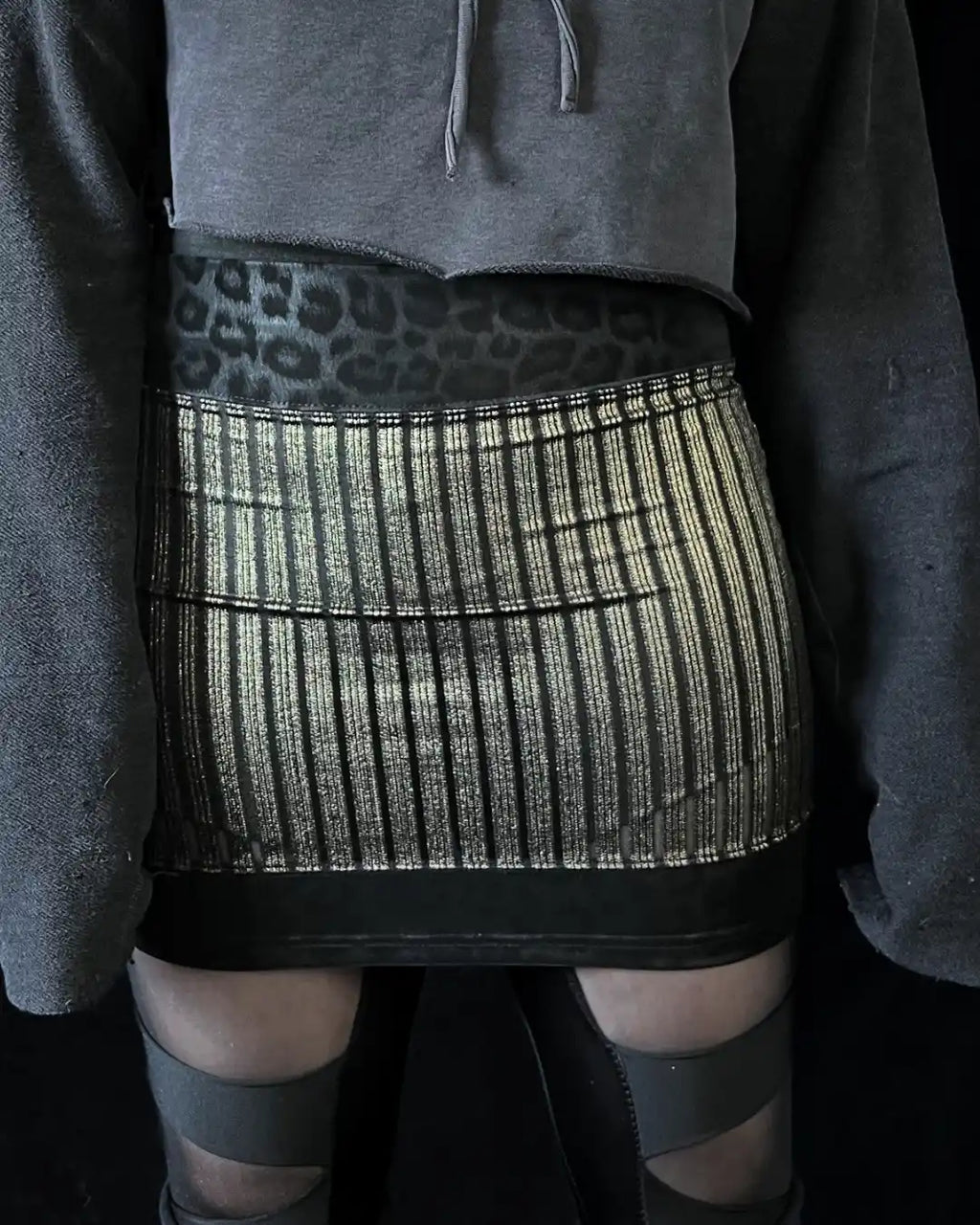 Mini skirt gold S