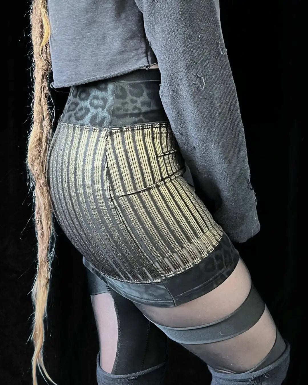Mini skirt gold S