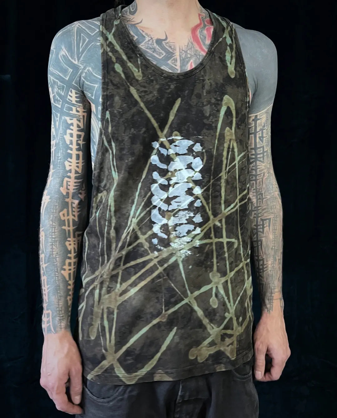 Tank Top Khaki BAD 1 • Size L