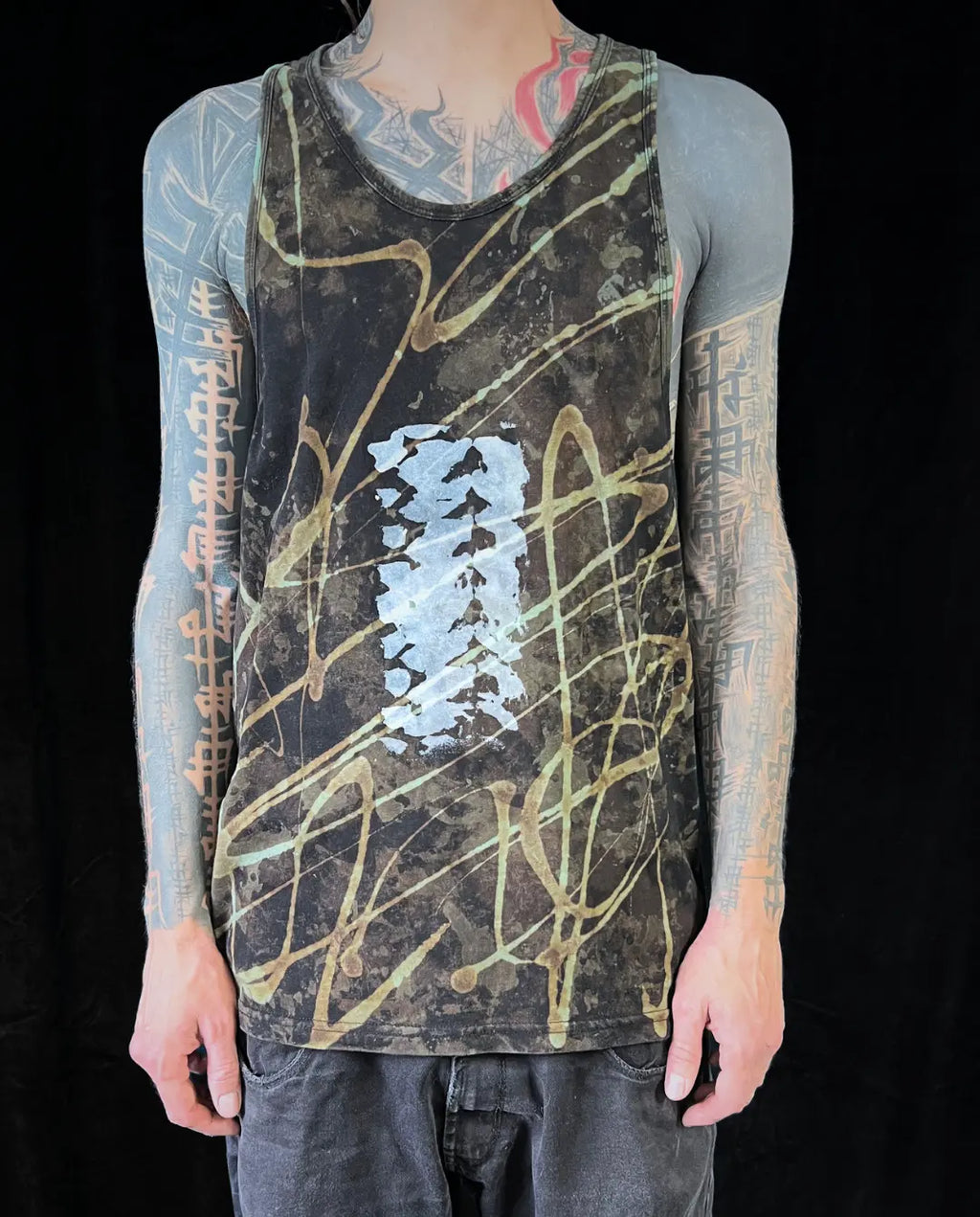 Tank Top Khaki BAD 3 • Size L