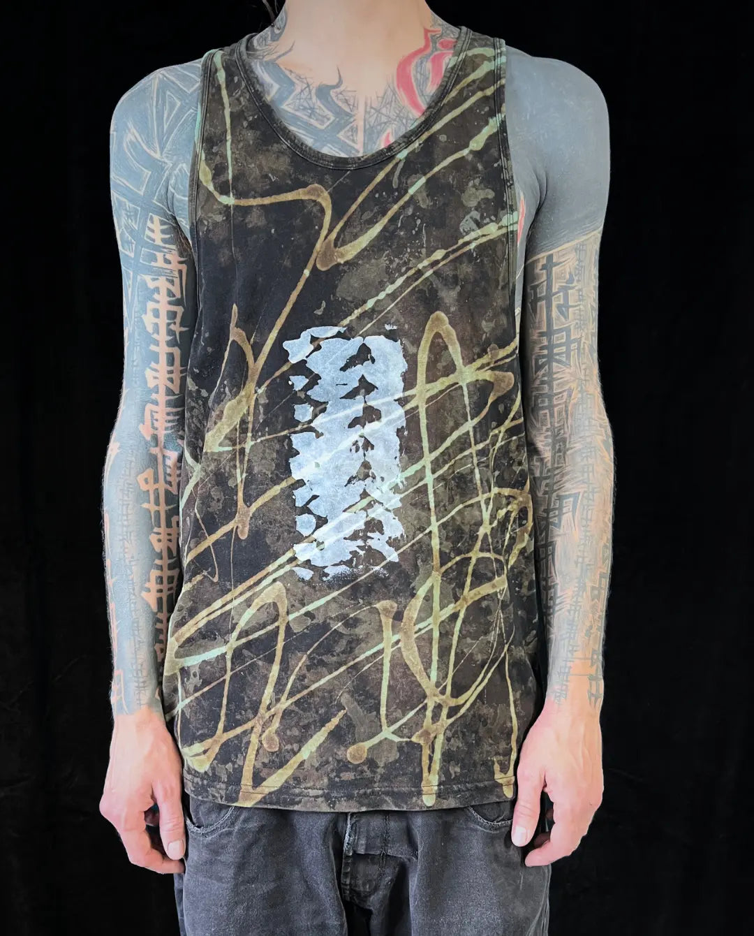 Tank Top Khaki BAD 3 • Size L