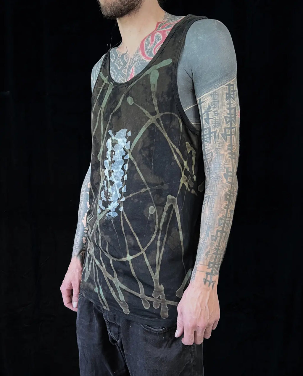 Tank Top Khaki BAD 2 • Size XL