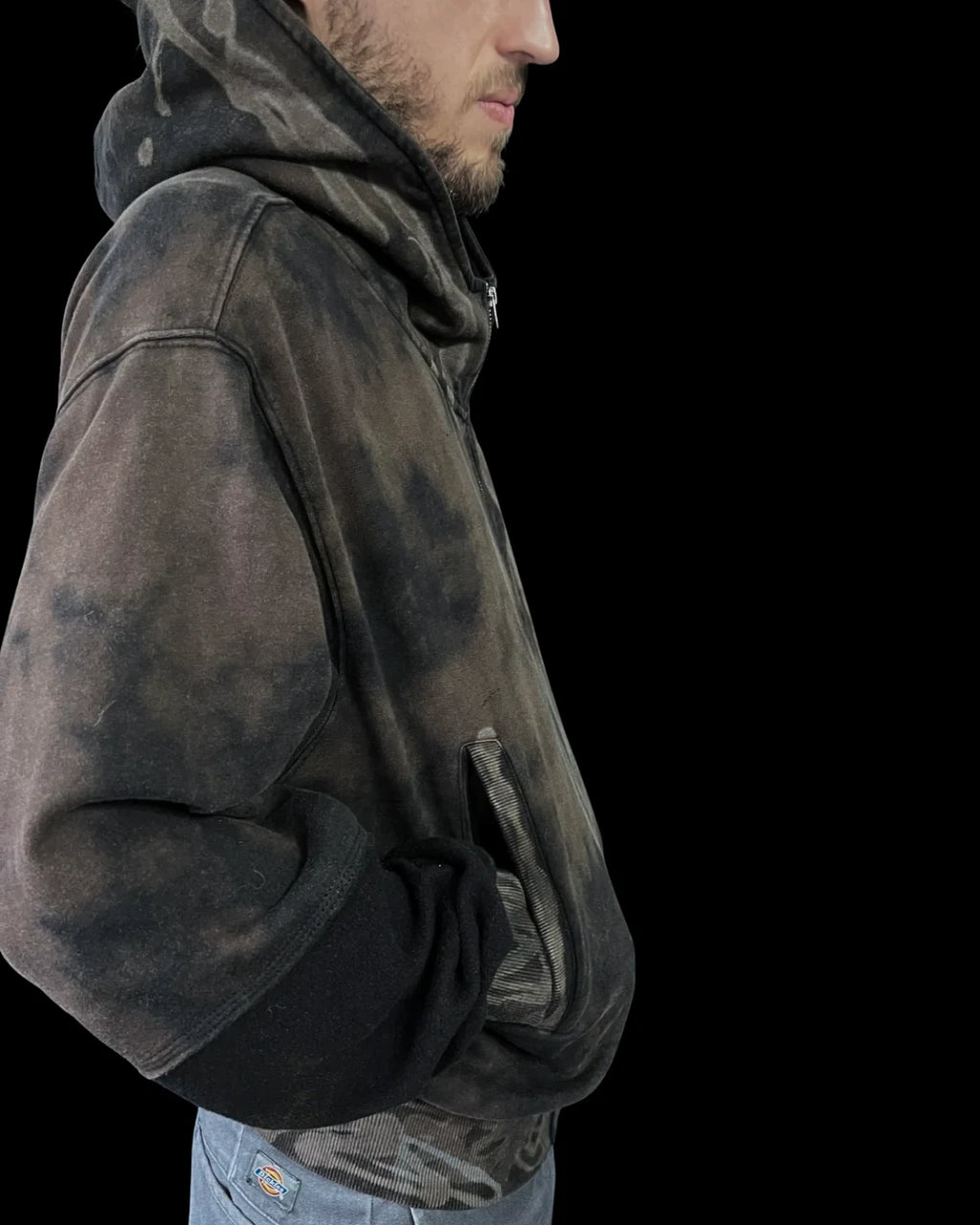 Bomber Zip-Hoodie Jacket DONT OBEY Size M