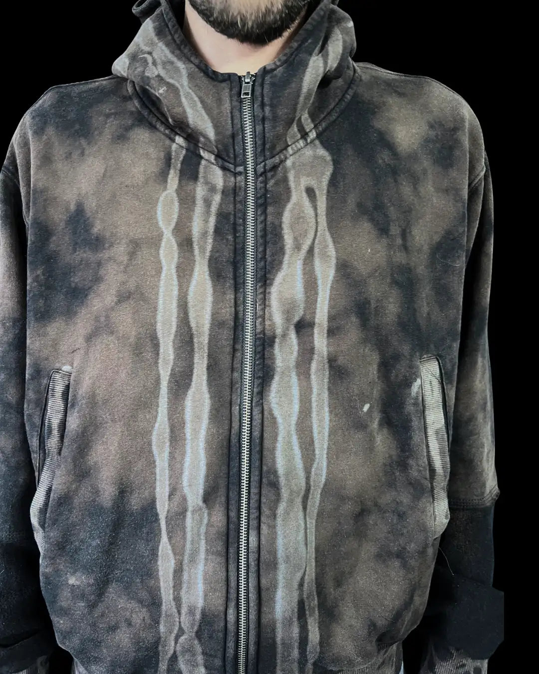 Bomber Zip-Hoodie Jacket DONT OBEY Size M