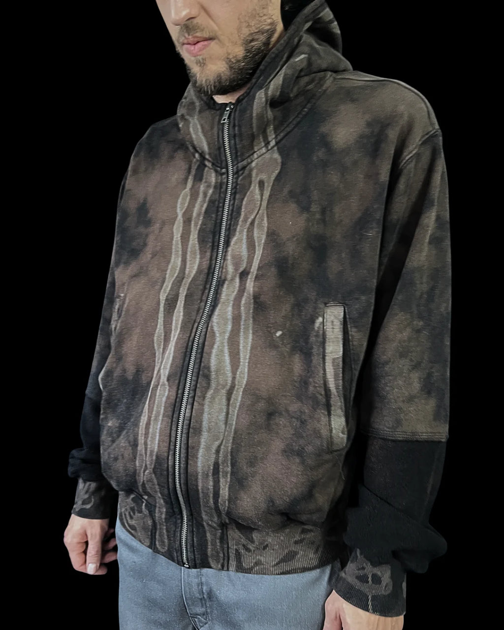 Bomber Zip-Hoodie Jacket DONT OBEY Size M