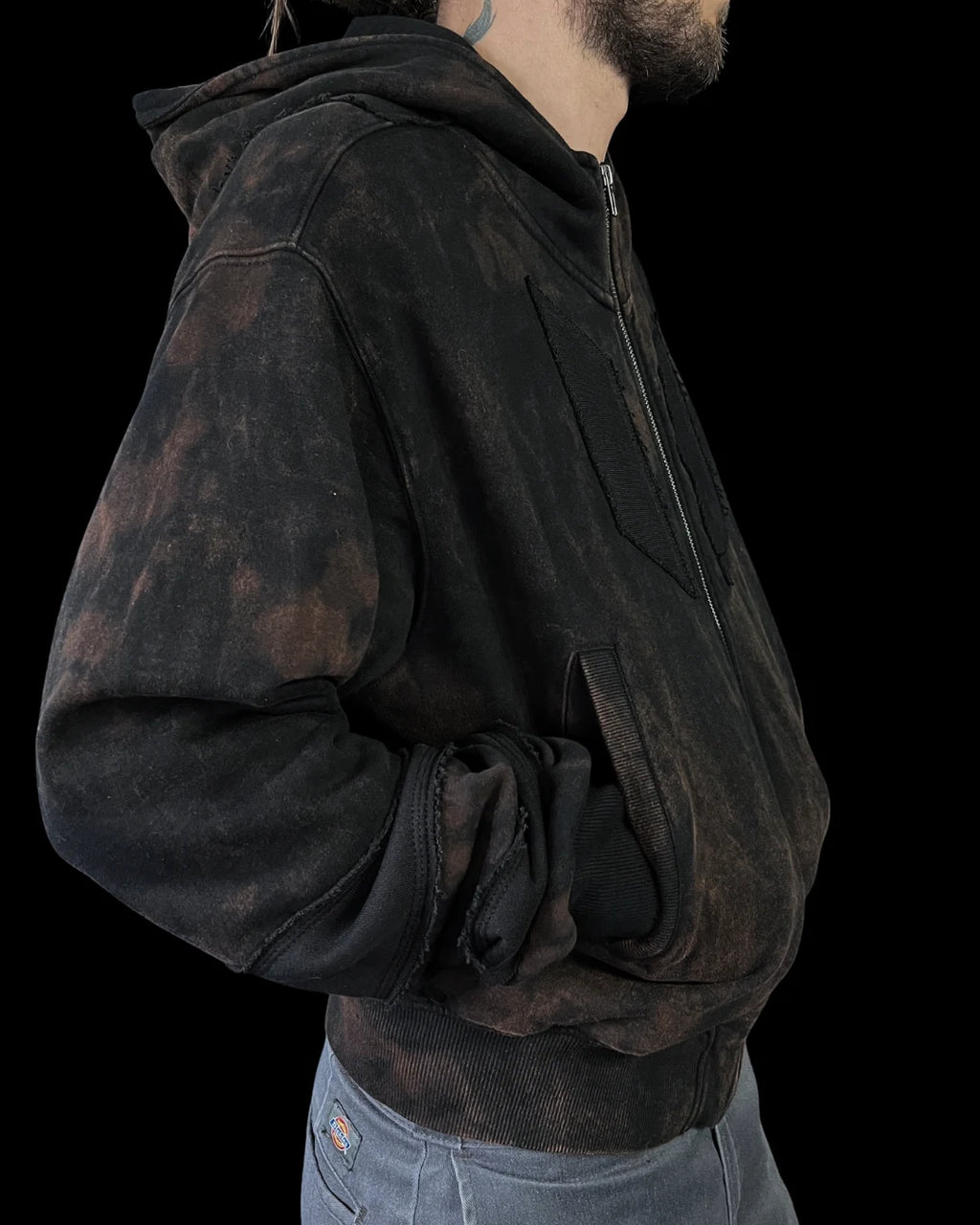 Bomber Zip-Hoodie Jacket PATTERN Size M