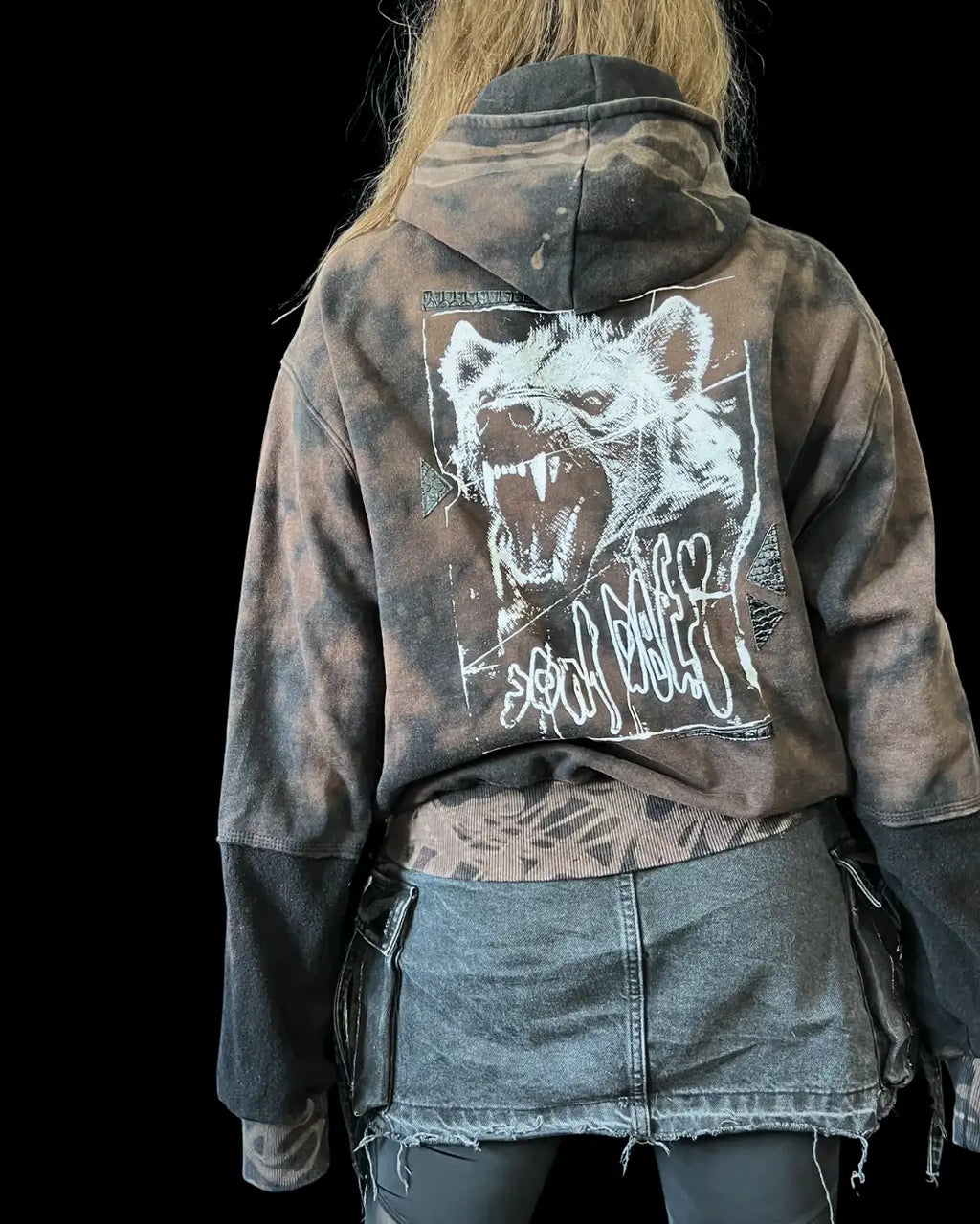 Bomber Zip-Hoodie Jacket DONT OBEY Size M