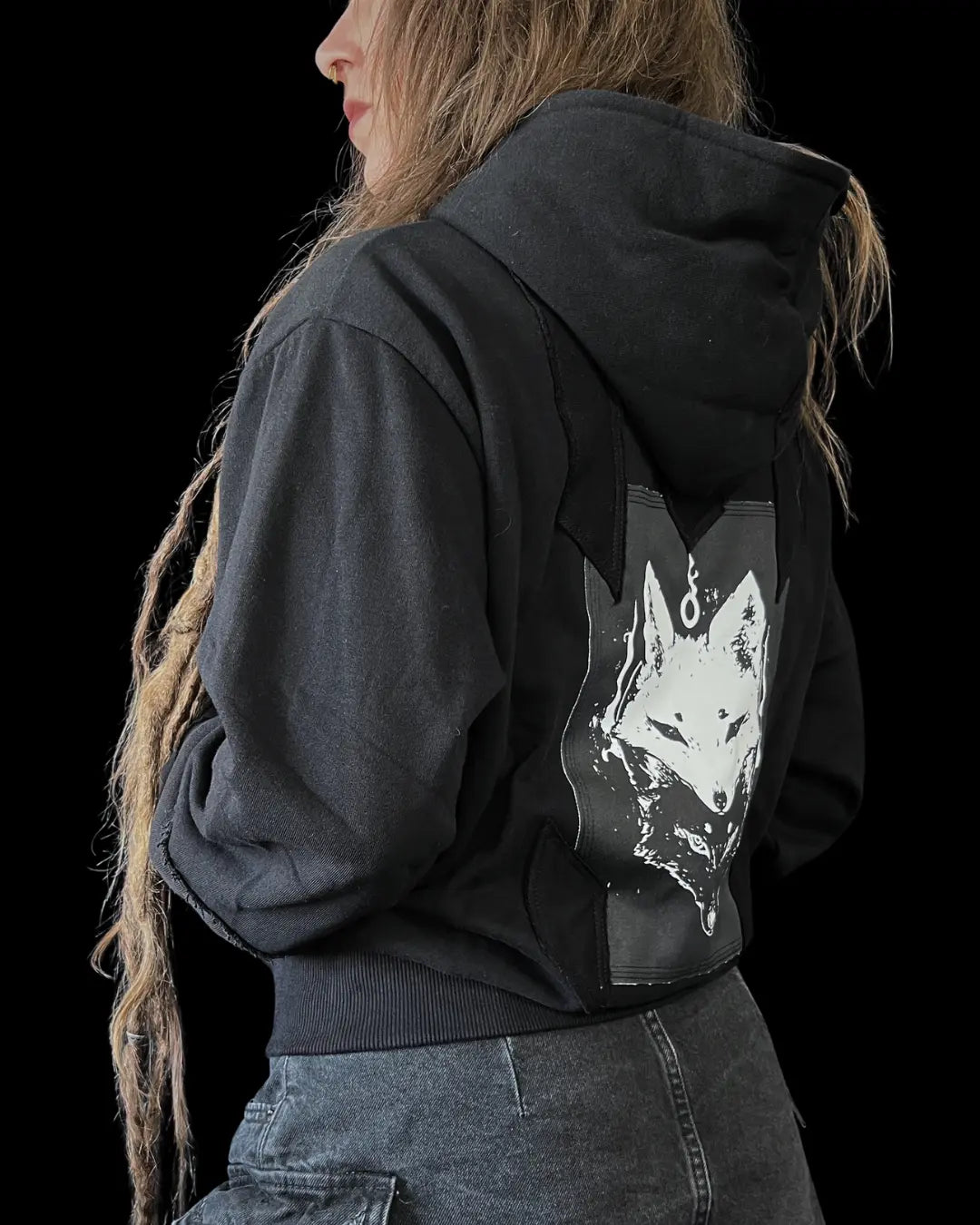 Bomber Zip-Hoodie Jacket DOUBLE WOLF