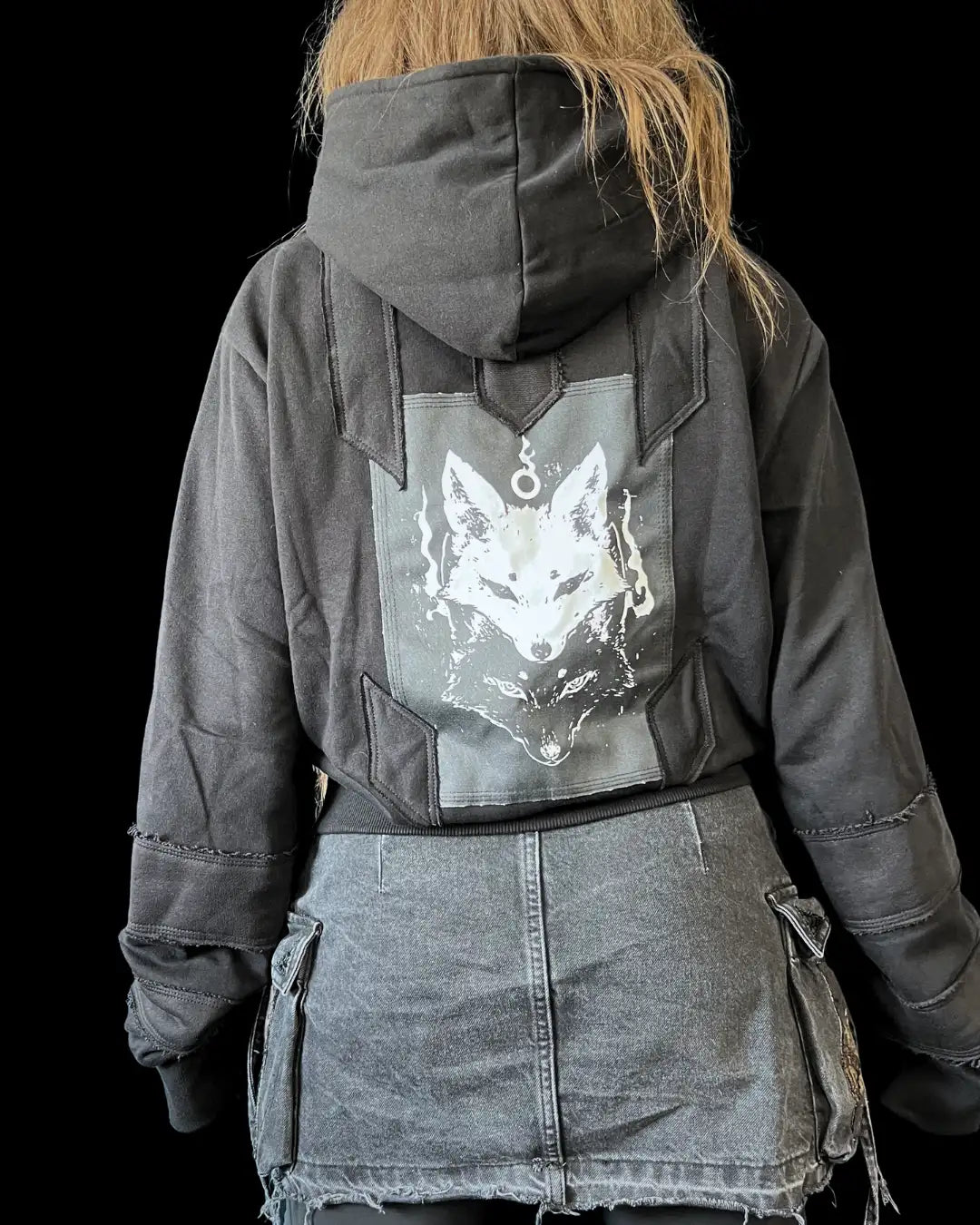 Bomber Zip-Hoodie Jacket DOUBLE WOLF