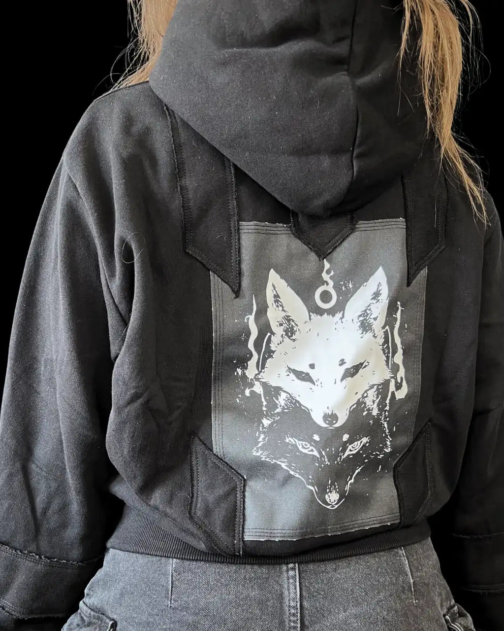 Bomber Zip-Hoodie Jacket DOUBLE WOLF