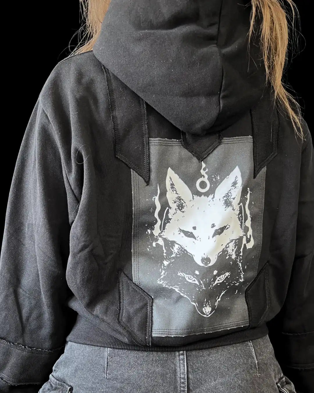 Bomber Zip-Hoodie Jacket DOUBLE WOLF