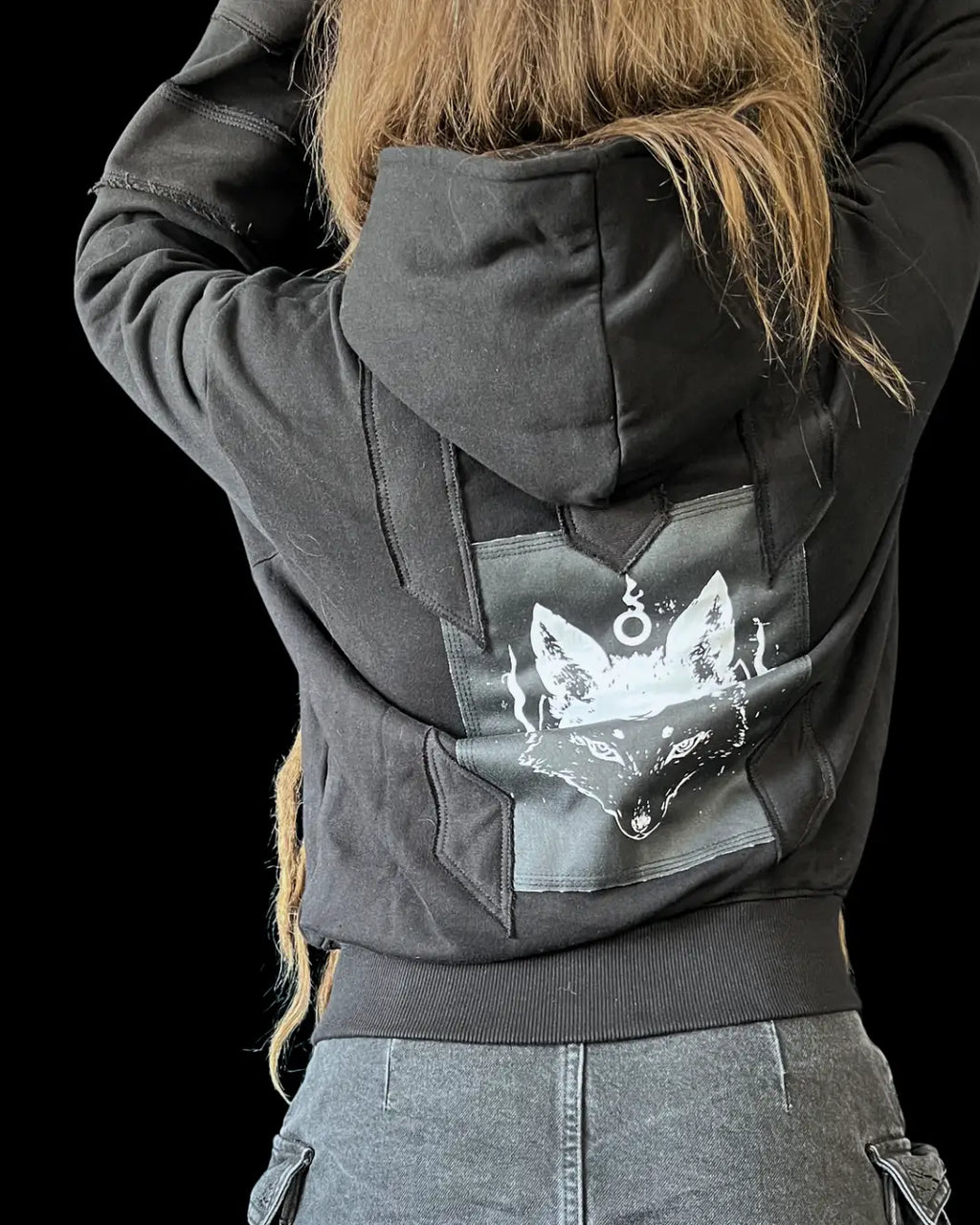 Bomber Zip-Hoodie Jacket DOUBLE WOLF