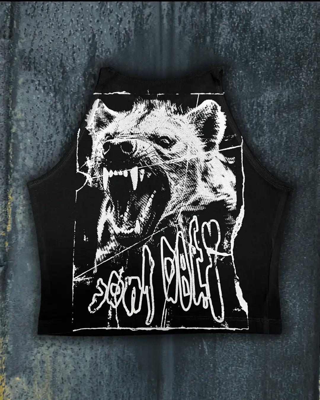 Printed Tight Crop Top DONT OBEY