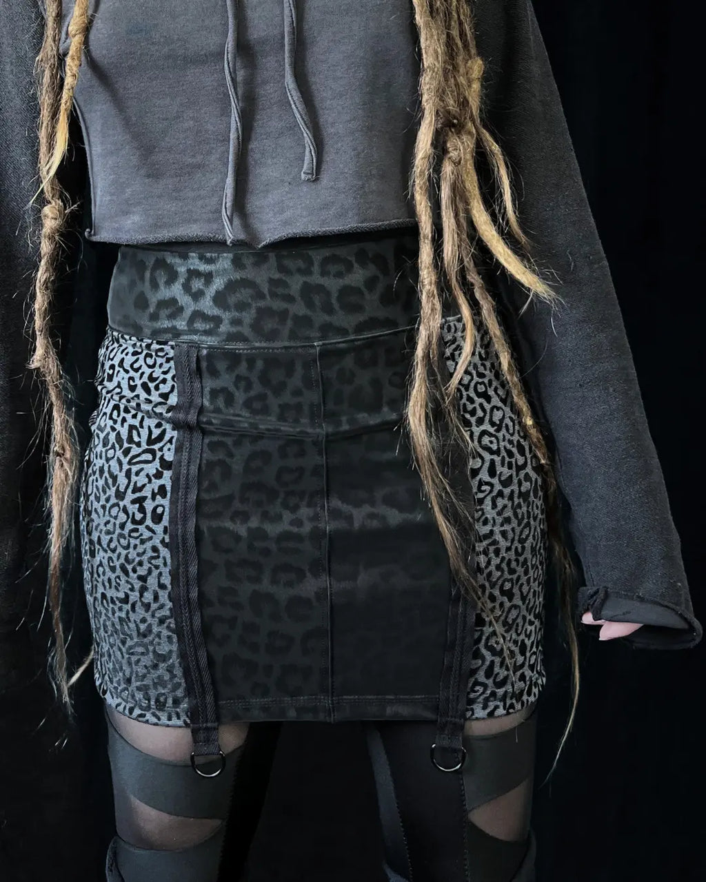 Miniskirt grey Leo Size M