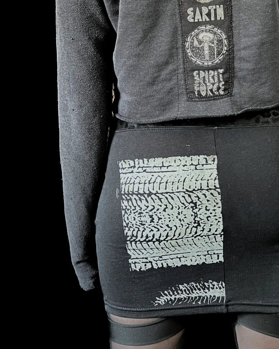 Minirock Jersey Prints Größe S