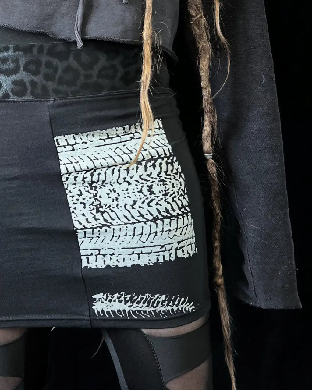 Minirock Jersey Prints Größe S