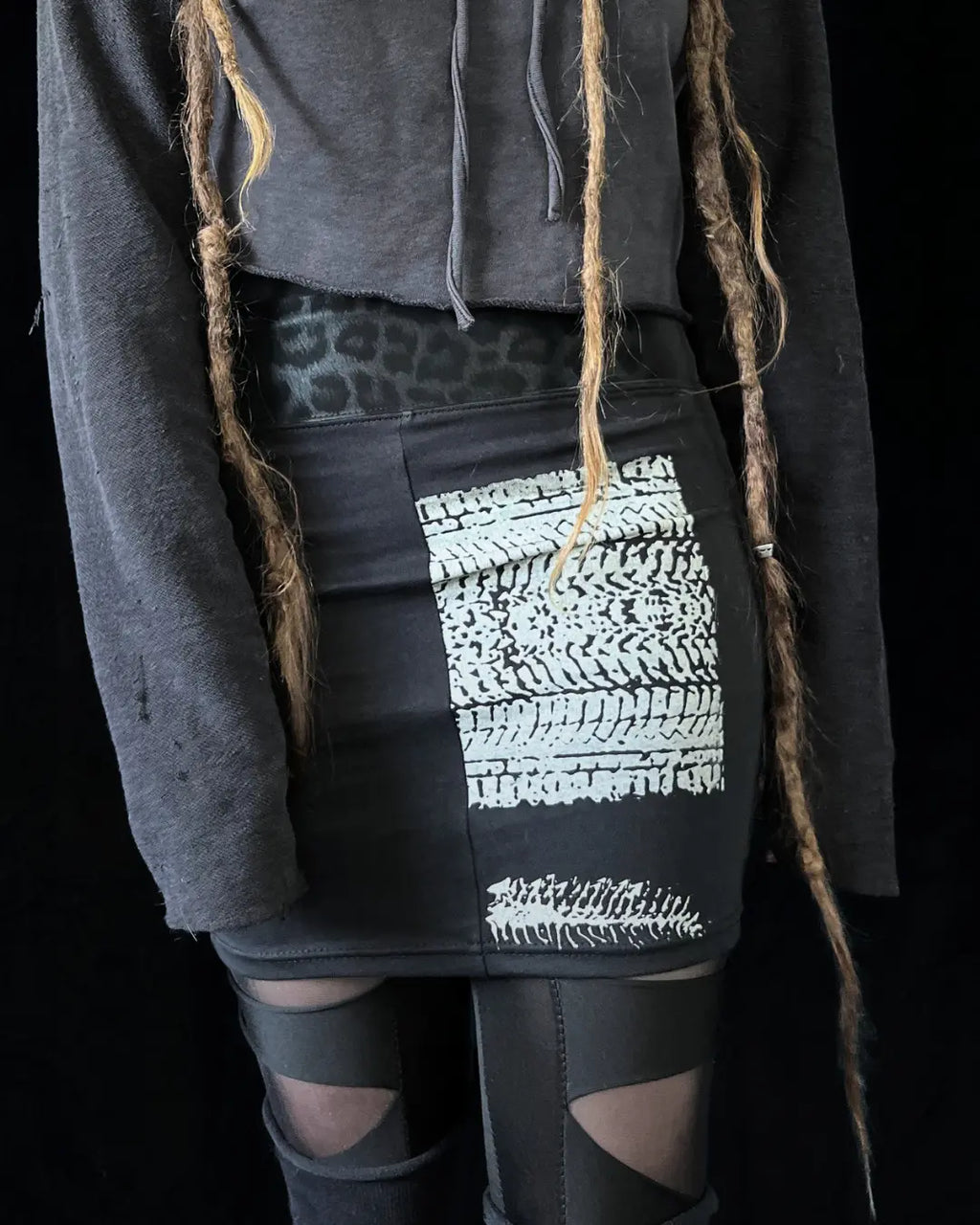 Minirock Jersey Prints Größe S