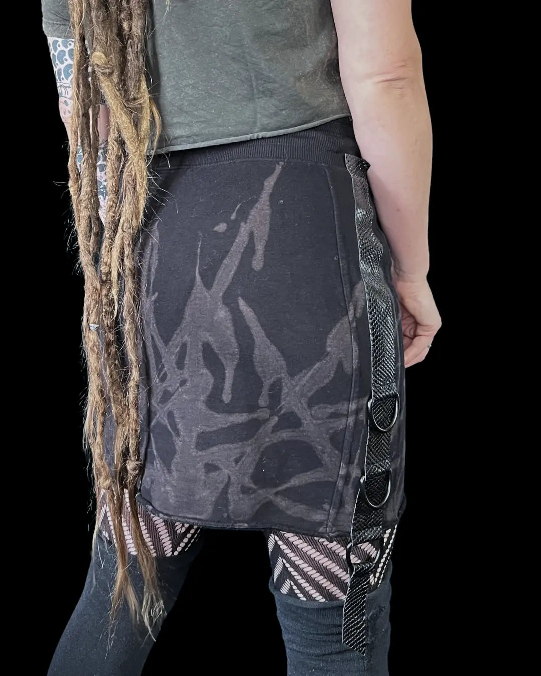 Miniskirt acid-bleached Joggerstyle II